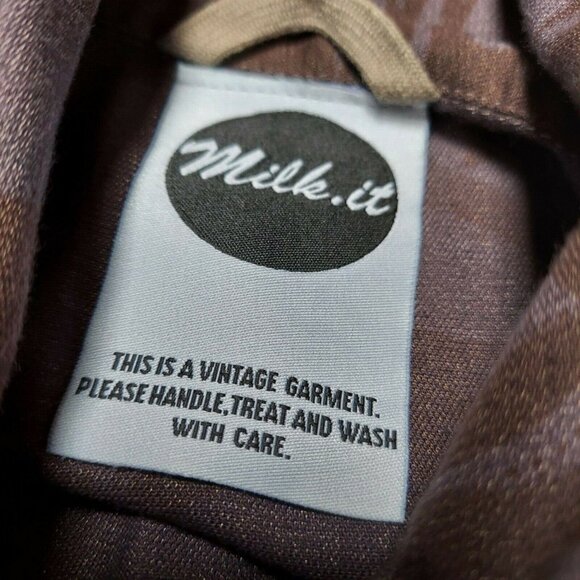 Milk It Mens M/L Vintage Camouflage Army Jacket Pockets Lightweight Made in UK - Picture 2 of 6